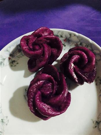 紫薯玫瑰营养馒头的做法图解9