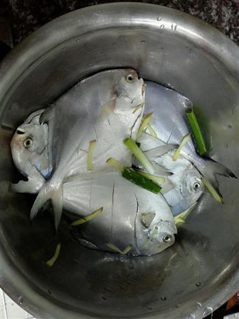 香煎鲳鱼的做法步骤3