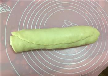 香葱火腿沙拉花环面包的做法图解13