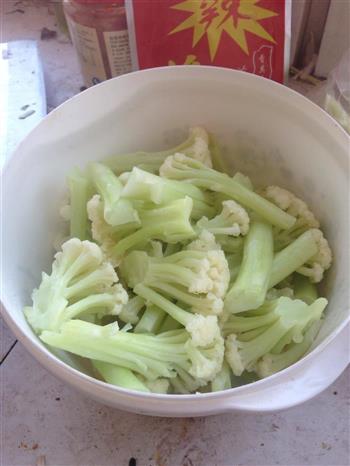 干锅有机花菜的做法步骤2