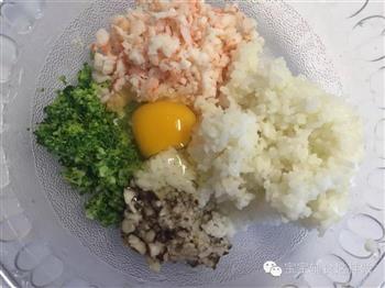 虾仁西兰花香菇米饼的做法步骤6