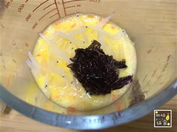 小银鱼紫菜鸡蛋糕的做法图解6