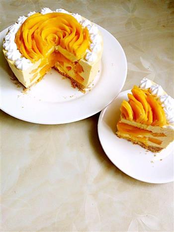 芒果流心慕斯蛋糕的做法步骤10