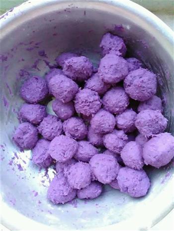 紫薯丸子的做法步骤4