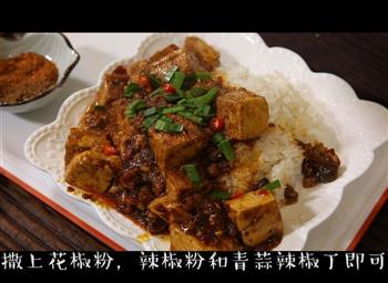 麻婆豆腐盖饭的做法步骤4