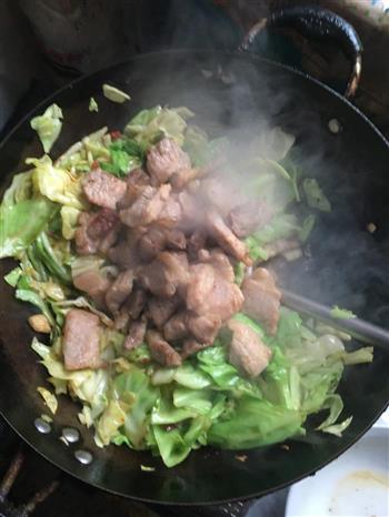 干锅包菜的做法步骤6