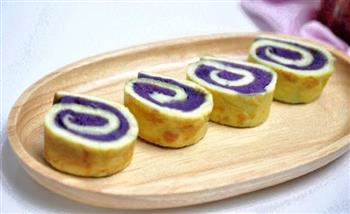 紫薯蛋卷的做法步骤9