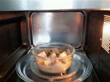 微波炉面包抹茶布丁的做法步骤8