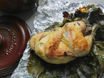 坤博砂锅荷香盐焗鸡的做法步骤16