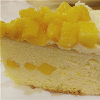 鲜芒果奶油生日蛋糕八寸的做法图解10
