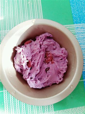 紫薯蔓越莓发糕的做法步骤8