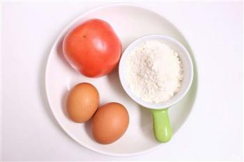 番茄鸡蛋饼 宝宝健康食谱的做法图解1