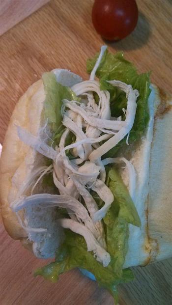 潜艇鸡肉沙拉三明治的做法步骤20
