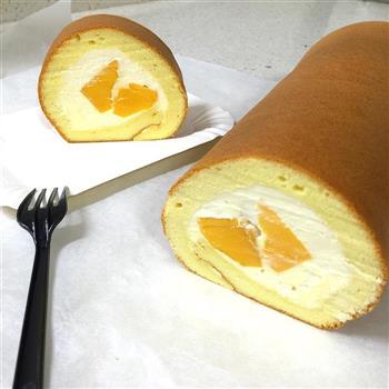 芒果奶油蛋糕卷的做法图解18