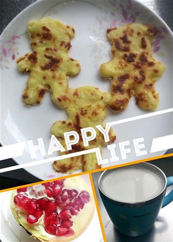 宝宝快手早餐，西葫芦鸡蛋饼+自制虾皮粉的做法图解6