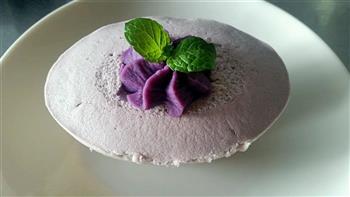 紫薯豆腐花蛋糕的做法步骤8