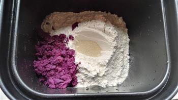 润唐馒头面包机自做紫薯馒头的做法步骤5