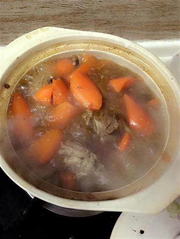 胡萝卜羊肉汤的做法步骤8