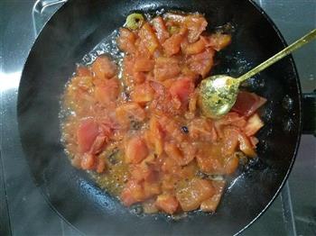 西红柿烩饼的做法步骤4