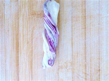 牛奶紫薯花卷的做法步骤14