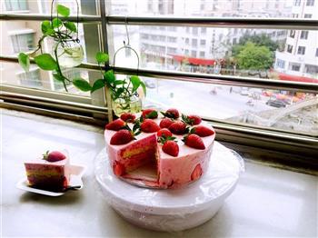 草莓慕斯蛋糕的做法图解13