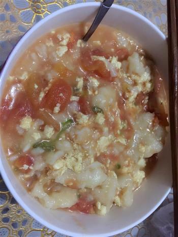 西红柿鸡蛋疙瘩汤的做法步骤3