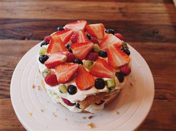 鲜花水果裸蛋糕治愈你的心的做法步骤11