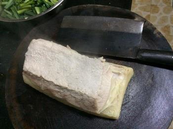 蒜苗豆豉回锅肉的做法步骤3