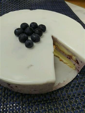 蓝莓牛奶慕斯蛋糕的做法图解8