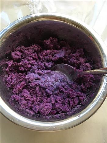 自制南瓜紫薯饼的做法步骤2