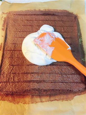 巧克力蛋糕卷的做法步骤12