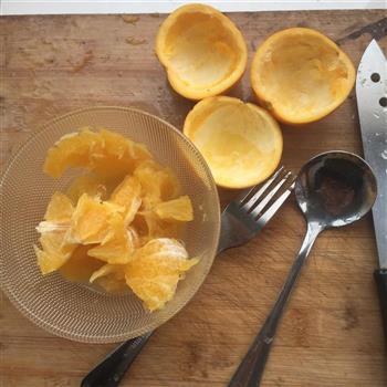 香橙布丁的做法步骤3