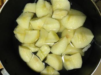 感冒食谱-煮苹果的做法图解3