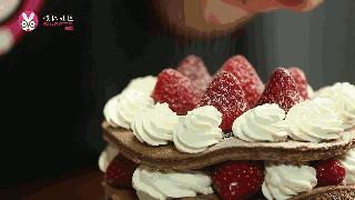 可可草莓裸蛋糕的做法步骤14