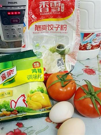 西红柿鸡蛋饺子的做法步骤1