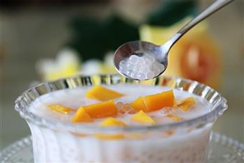 芒果椰汁西米露-一晴方觉夏深的做法步骤13