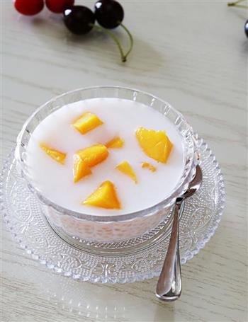 芒果椰汁西米露-一晴方觉夏深的做法步骤8