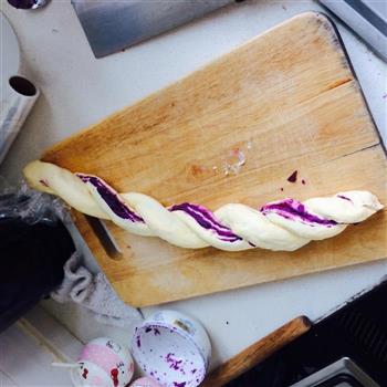 超美味香喷喷紫薯吐司的做法图解6