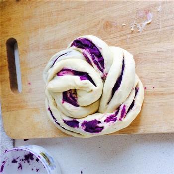 超美味香喷喷紫薯吐司的做法图解7