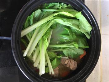 小白菜排骨汤-吃吃肉，喝喝汤的做法图解7