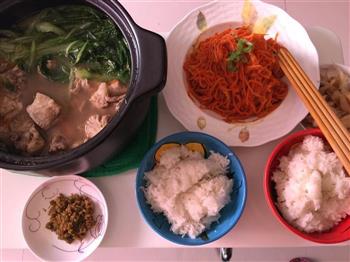 小白菜排骨汤-吃吃肉，喝喝汤的做法步骤9