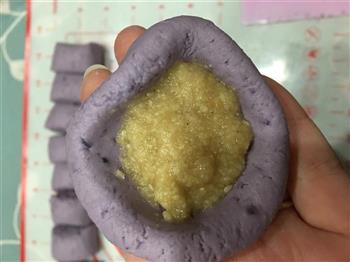 紫薯糯米饼的做法步骤8