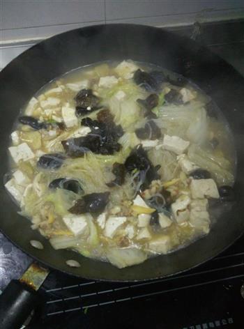蛤蜊白菜豆腐汤的做法图解4
