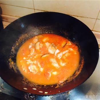 开胃又营养番茄鱼片汤的做法步骤6