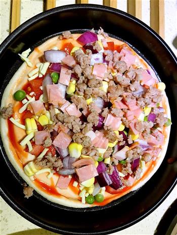 美味五彩芝士披萨  Cheese Pizza的做法图解7