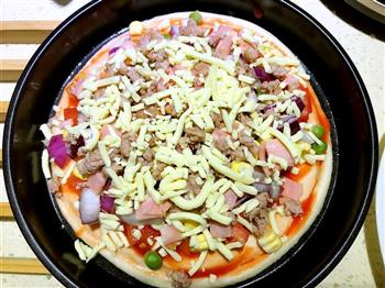 美味五彩芝士披萨  Cheese Pizza的做法步骤8