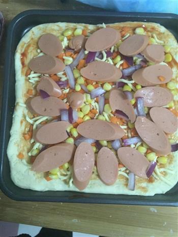微波炉披萨的做法步骤3