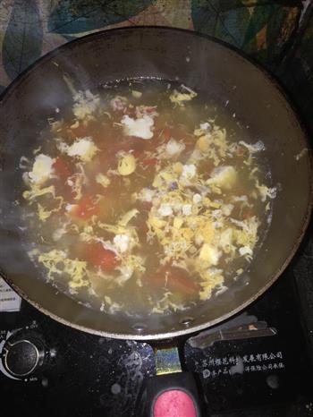 无油版西红柿鸡蛋汤的做法图解4