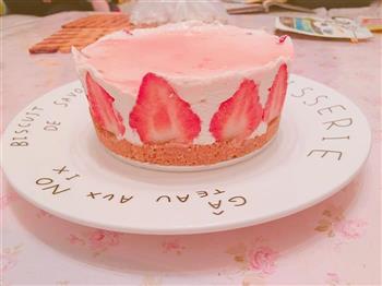 镜面草莓慕斯蛋糕的做法图解9