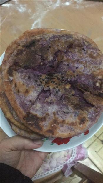 核桃仁紫薯馅饼的做法步骤4